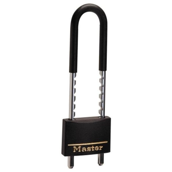 Master Lock Master Lock Vinyl Cover Brass Padlock  527D 527D